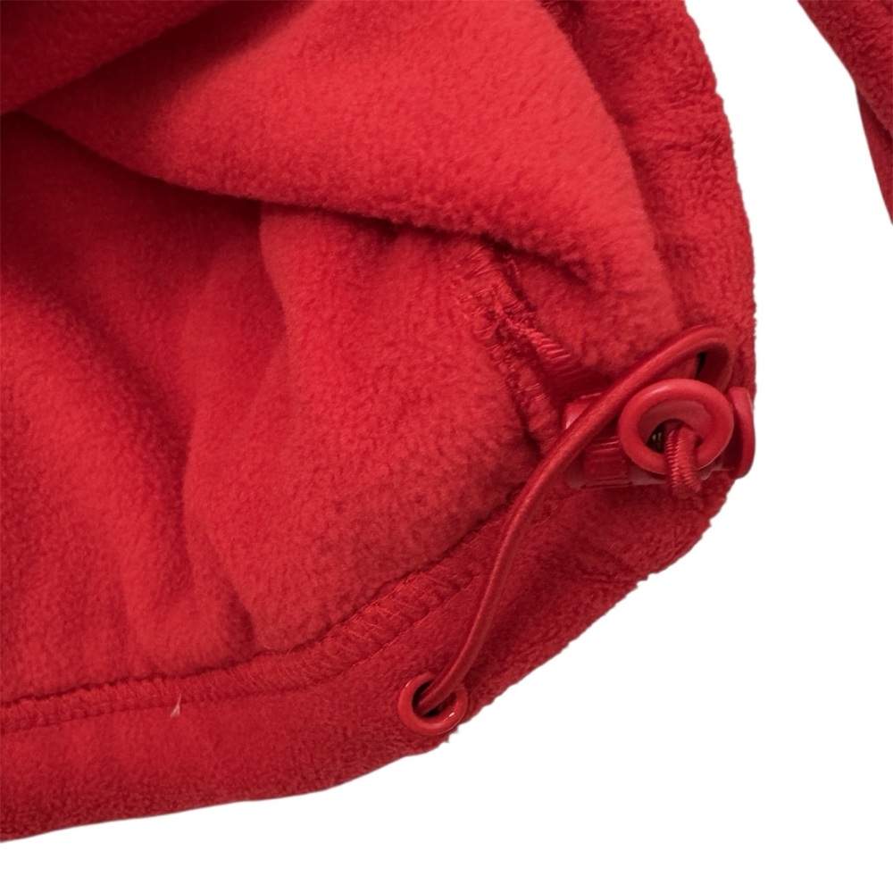 Supreme x Polartec Red Fleece Sweatshirt Mock Neck Pullover Long Sleeve SZ Large - Picture 5 of 14